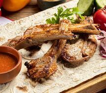 Шашлык из каре баранины
