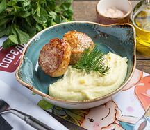 Детские котлеты из говядины с гарниром