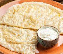 Кутабы с картофелем и сыром