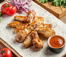 Куриные крылья на углях