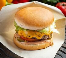 Детский бургер с говяжьей котлетой