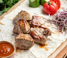 Шашлык из cвинoй шейки