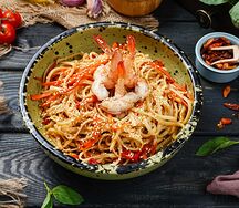 Лапша пшеничная с говядиной