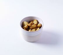 Жареный чеснок.