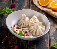 Персиковые хинкали