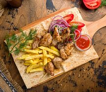 Шашлычки из cвинoй вырезки