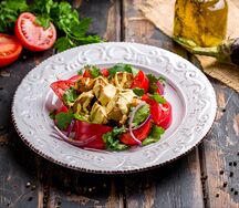 Салат с баклажанами