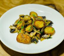Грибы с картошкой