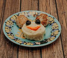 Мини-котлетки с картофельным пюре