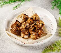 Шампиньоны на мангале