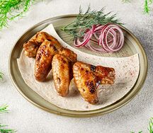 Куриные крылья на мангале