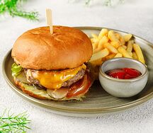 Бургер Романов с говяжьей котлетой