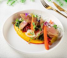 Стейк из тунца в кокосовом соусе