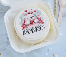 Бенто-торт с мишкой я тебя люблю
