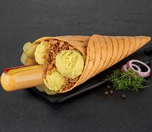 Рулле с куриной колбаской