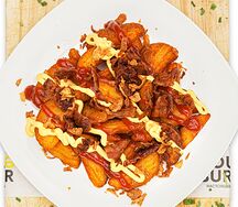 Дольки с беконом