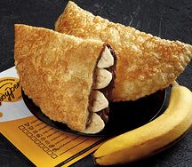 Чебурек с нутеллой и бананом