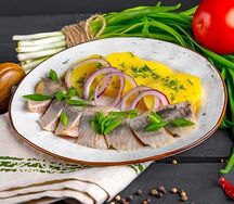 Сельдь с картошкой