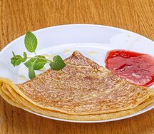 Блины с джемом