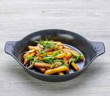Картофель жареный с грибами