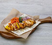 Шашлык из грудки с болгарским перцем