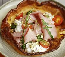 Датский блин с мортаделлой