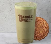 Матча-кофе L + лунный пряник