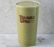 Молочный чай со вкусом матчи