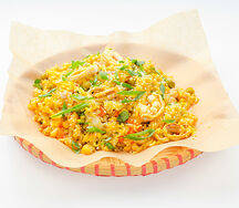 Вок с рисом и морепродуктами