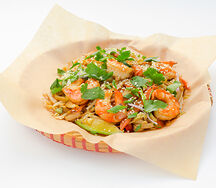 Вок с креветками