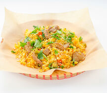 Вок с рисом и свининой