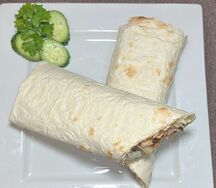 Шаурма Цезарь с креветками 