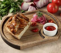 Цыпленок корнишон на чиабатте 