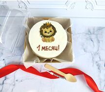 Бенто-торт со львёнком, 1 месяц