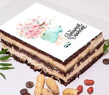 Торт-открытка на день Матери, Любимой мамочке