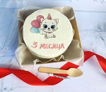 Бенто-торт с котёнком 3 месяца