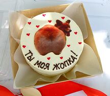 Бенто-торт с корги