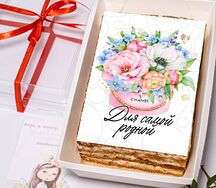Торт-открытка на день Матери, Для самой родной
