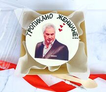 Бенто-торт с фото сахарным 