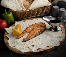 Семга на мангале 