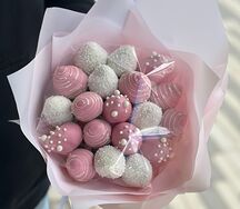 Букет из клубники в шоколаде №2