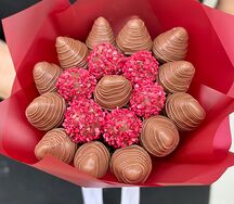 Букет из клубники в шоколаде №5