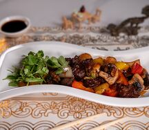 Говядина с черным перцем