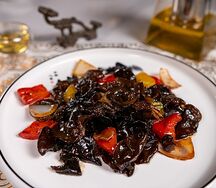 Грибы с овощами