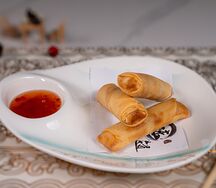 Спринг-роллы с креветками и курицей