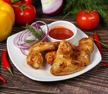 Шашлык из куриных крылышек 