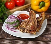 Шашлык из корейки бараньей 