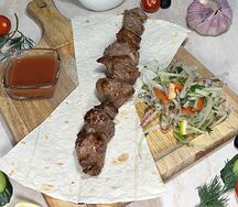 Шашлык из бараньей мякоти (халяль)