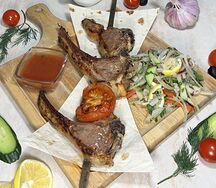 Шашлык из бараньей корейки (халяль)