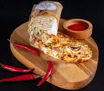 Запечённая шаурма острая размер М